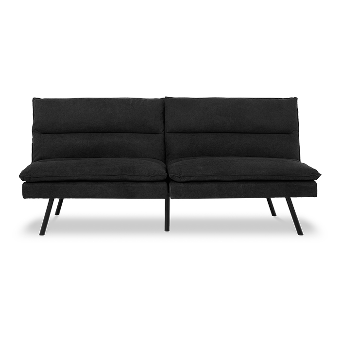 Futon Tela Negro Elom | Sofá Cama y Futones | salas